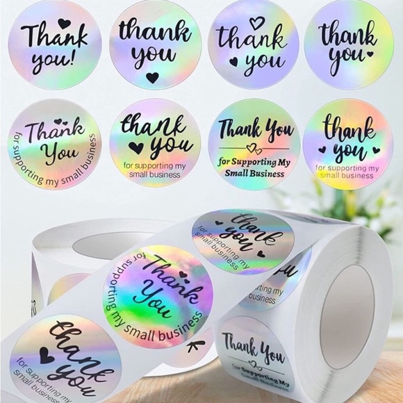 NEW Variety Sticker Set ~ 350 Pcs Poshmark Package "Thank you!" Gift Wrap Supply - Picture 11 of 16